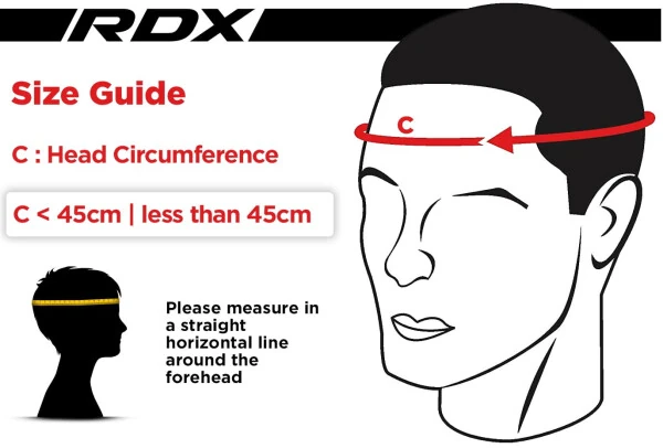 RDX Kids Boxing Headgear, MMA Training KickBoxing Equipment, Leather, Red - 3