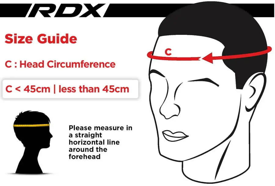 RDX Kids Boxing Headgear, MMA Training KickBoxing Equipment, Leather, Red - 3