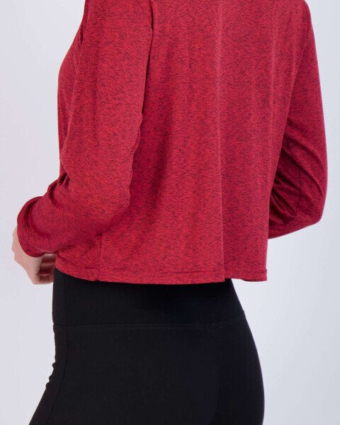 Real Essentials 5 Pack: Women's Dry Fit Crop Top - Long Sleeve Crew Neck Stretch Athletic Tee (Available in Plus Size) - 3