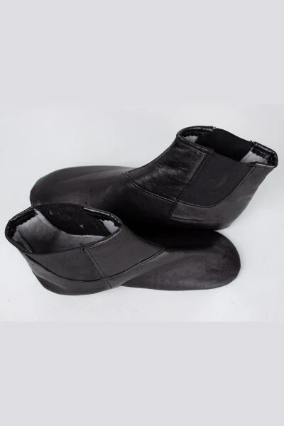 Real Leather Boots with Elastic on Both Sides (WITHOUT ZIPPER) - Modazone (1)