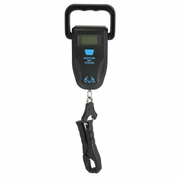 Realtree Fishing Digital Scale 99 lb. Capacity with Lip Gripper and LCD Display - 10