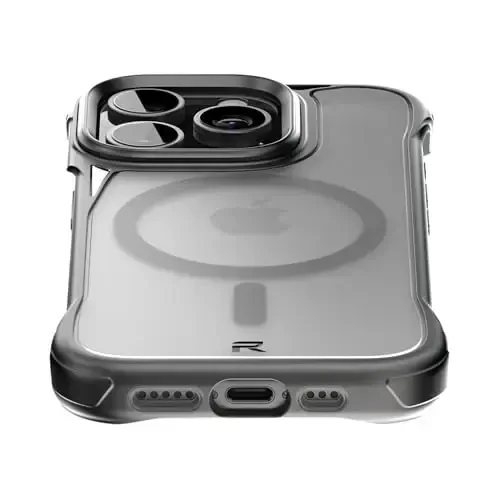 REBEL Case for iPhone 16 Pro [Frosted Flex Series] Exposed Sides for Comfort, Strong MagSafe Compatible, Clear Matte Texture, Protective Shockproof, Upgraded Frameless Cover, 6.3 Inch Phone 2024 - 4