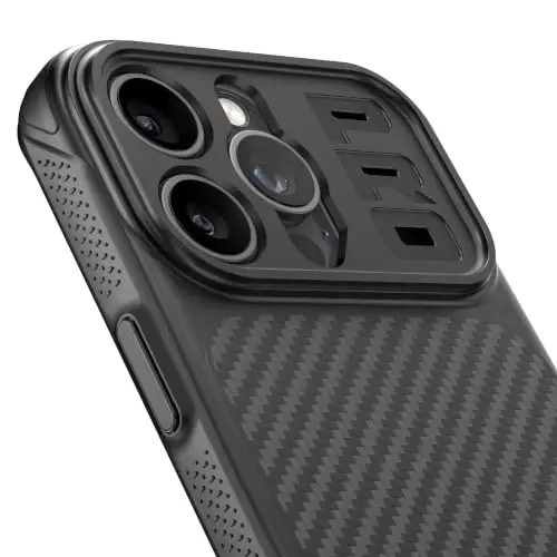 REBEL Case for iPhone 16 Pro [GEN7 Aramid Fiber] Strong MagSafe Compatible, Grippy Sides, Shockproof Corners, Metal Lens + Buttons, Upgraded Protective Design, 6.3 Inch Phone 2026 (Black) - REBEL (1)