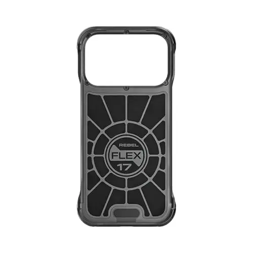 REBEL Case for iPhone 17 Pro [Flex Series] Exposed Sides for Comfort, Aramid Fiber, Strong MagSafe Compatible, Shockproof Corners, Metal Lens, Protective Frameless Design, 6.3 Inch Phone 2025 - 6
