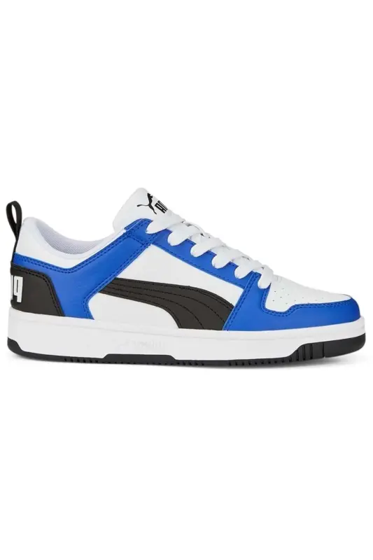 Rebound Layup Lo SL Jr Sneaker-White, Blue - 2