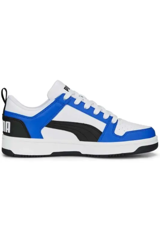 Rebound Layup Lo SL Jr Sneaker-White, Blue - 4
