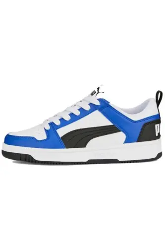 Rebound Layup Lo SL Jr Sneaker-White, Blue - 5