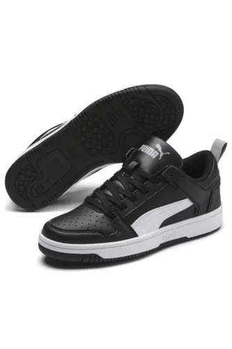 Rebound Layup Lo SL Jr 370490-02 Sneakers Unisex Spor Ayakkabı SİYAH-BEYAZ - (No Color) - 1