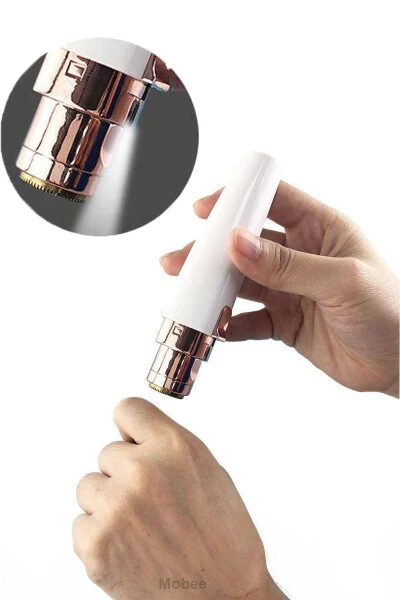 Rechargeable Hair Removal Eyebrow Mustache Unisex Face Care Shaving Device Epilator - 3