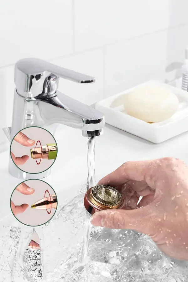 Rechargeable Hair Removal Eyebrow Mustache Unisex Face Care Shaving Device Epilator - 5