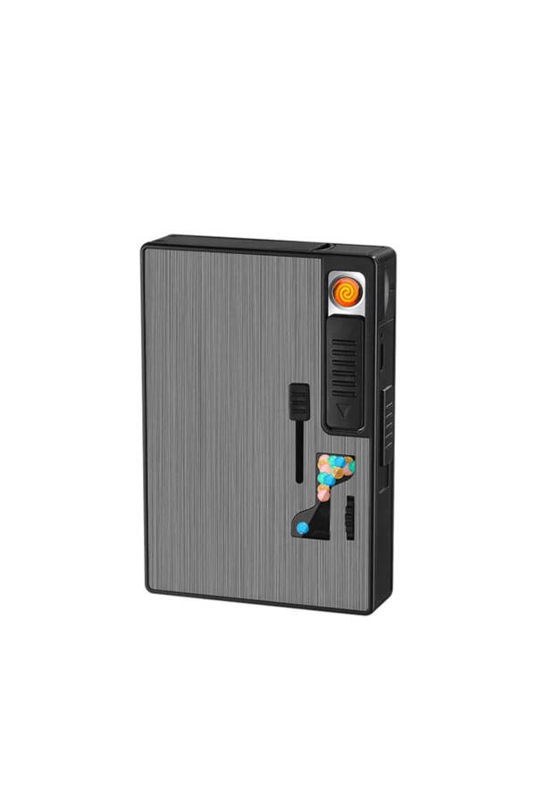 Rechargeable Lighter with Menthol Cigarette Tray - 4