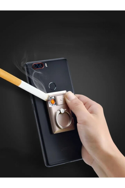 Rechargeable Lighter with USB Charging that Attaches to the Back of the Phone - 4