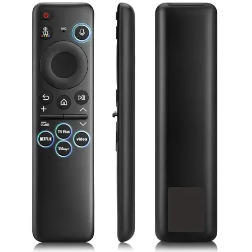 Rechargeable Voice Remote for Samsung-TV-Remote-Control-Replacement Samsung Smart Frame Curved QLED televizorlari bilan mos keladi - 1