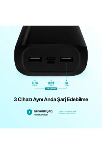 ReCharger Ultra 30.000 mAh Portativ Zaryadlovchi - 3