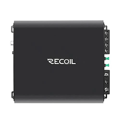 Recoil DI600.1 Class-D avtomobil audio mono-blok sabvufer kuchaytirgichi, 1200 vatt maksimal quvvat, 2/4 OModazone Stable, Mosfet quvvat manbai, masofadan boshqarish pulti. - 3