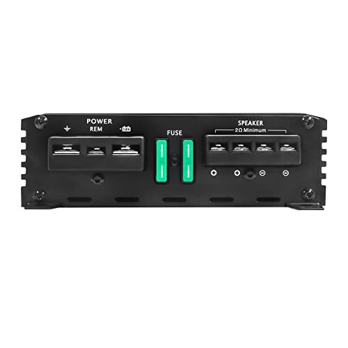 Recoil DI600.1 Class-D Car Audio Mono-Block Subwoofer Amplifier, 1200 Watts Max Power, 2/4 Ohm Stable, Mosfet Power Supply, Remote Bass Knob Included - 4