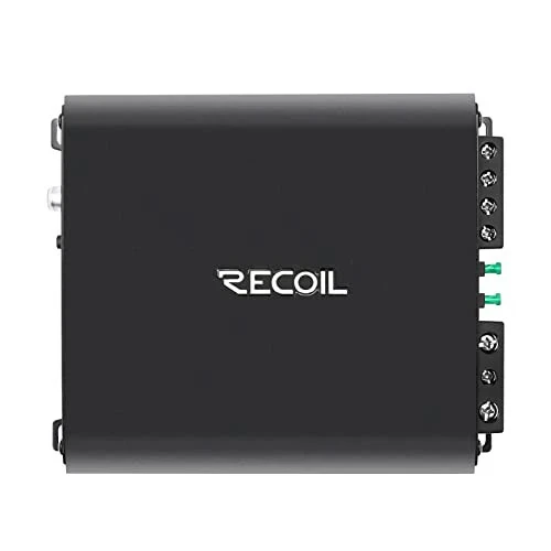 Recoil DI600.1 Class-D Car Audio Mono-Block Subwoofer Amplifier, 1200 Watts Max Power, 2/4 OModazone Stable, Mosfet Power Supply, Remote Bass Knob Included - 3