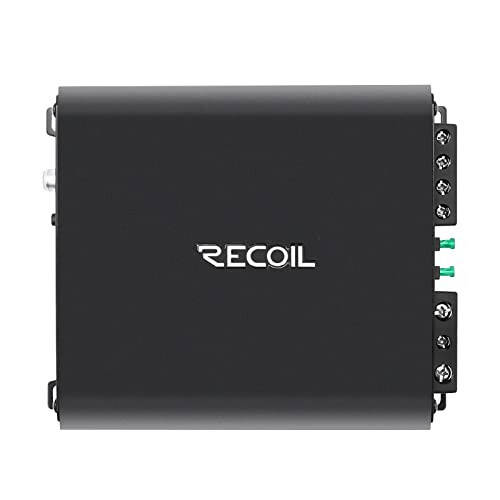 Recoil DI600.1 Class-D Car Audio Mono-Block Subwoofer Amplifier, 1200 Watts Max Power, 2/4 OModazone Stable, Mosfet Power Supply, Remote Bass Knob Included - 3