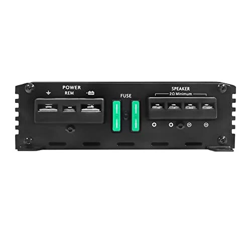 Recoil DI600.1 Class-D Car Audio Mono-Block Subwoofer Amplifier, 1200 Watts Max Power, 2/4 OModazone Stable, Mosfet Power Supply, Remote Bass Knob Included - 4