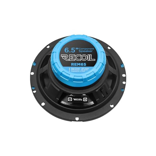 RECOIL REM65 Echo Series 6.5-дюймовая автомобильная акустическая система компонентного типа - 4