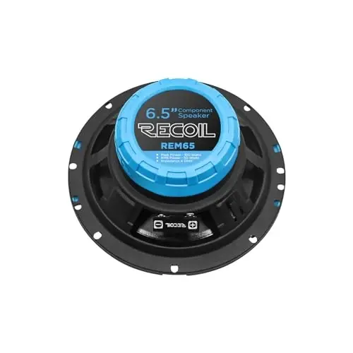 RECOIL REM65 Echo Series 6.5-Inch Car Audio Component Speaker System - 10