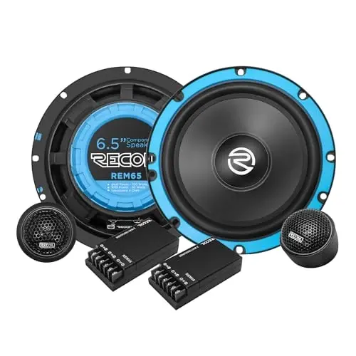 RECOIL REM65 Echo Series 6.5-Inch Car Audio Component Speaker System - 7