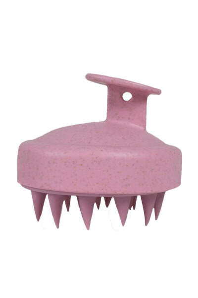 Recyclable Shampoo Brush Bamboo Pink - 3