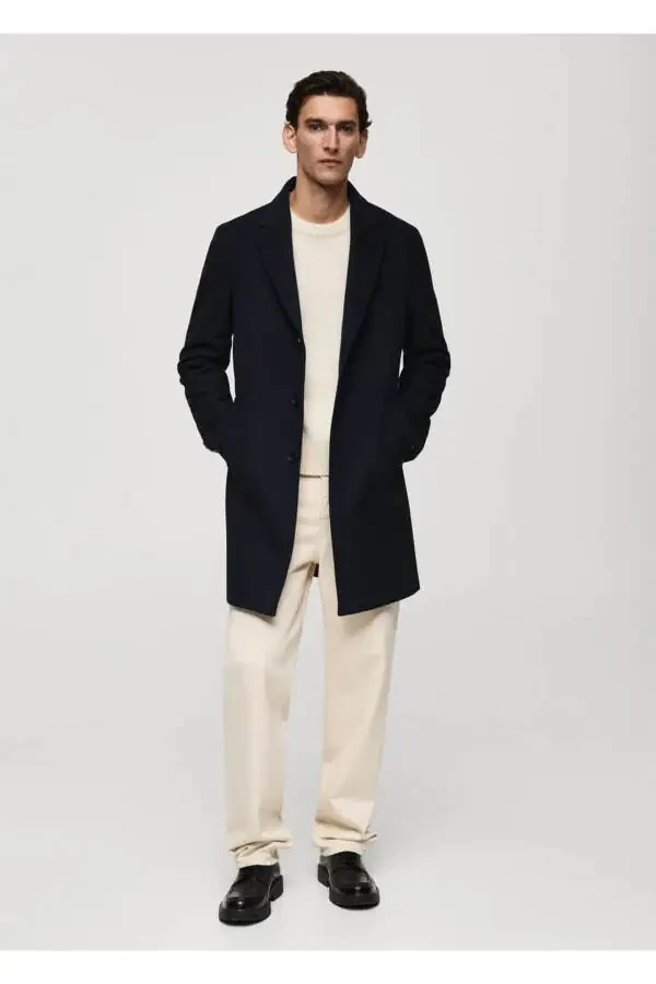 Recycled Wool Long Coat - 5