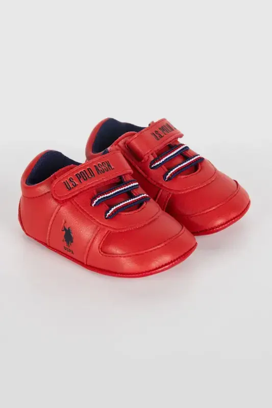 Red Baby Boy Shoes-Red - 3