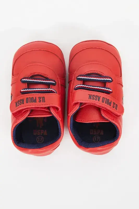 Red Baby Boy Shoes-Red - 4
