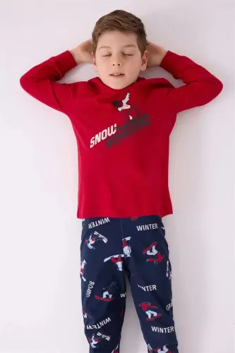 Red Boys' Pajama Set RP3437-2 - ROLYPOLY (1)