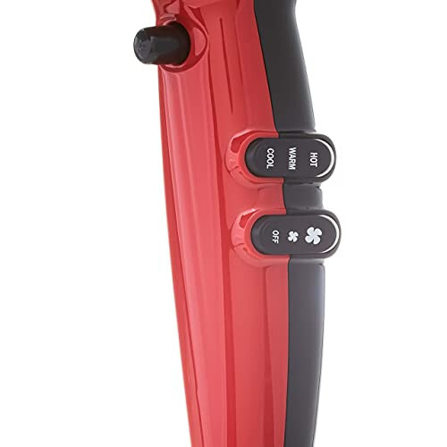 RED by Kiss Silky Smooth soch quritgich - Turmalin keramik 2200 PRO - Salbiy ion generatori, haroratni sozlash, ALCI xavfsizligi, 1 yil kafolat va qo'shimcha taroqlar - 4
