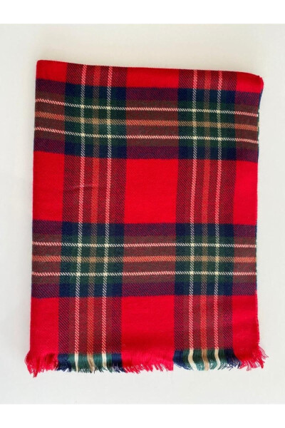 Red Green Scottish Scarf - 5