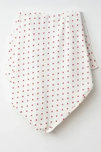 Red Heart Natural Cotton 80x90 cm. Single Layer B - MODAZONE (1)