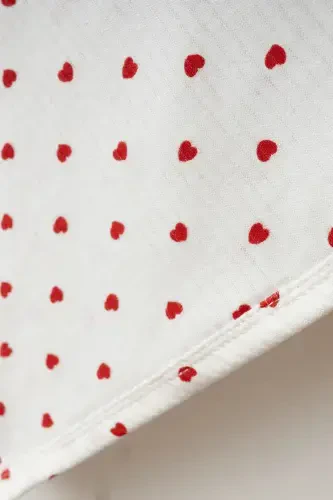 Red Heart Natural Cotton 80x90 cm. Single Layer B - 4