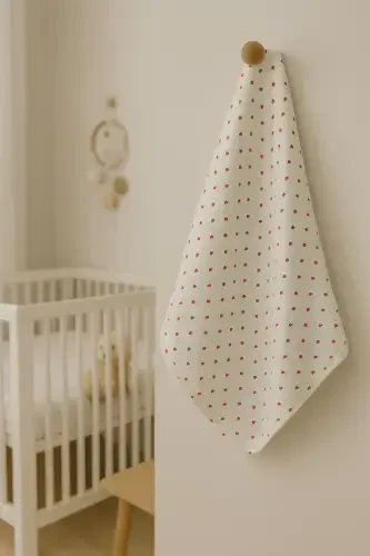 Red Heart Natural Cotton 80x90 cm. Single Layer B - 6