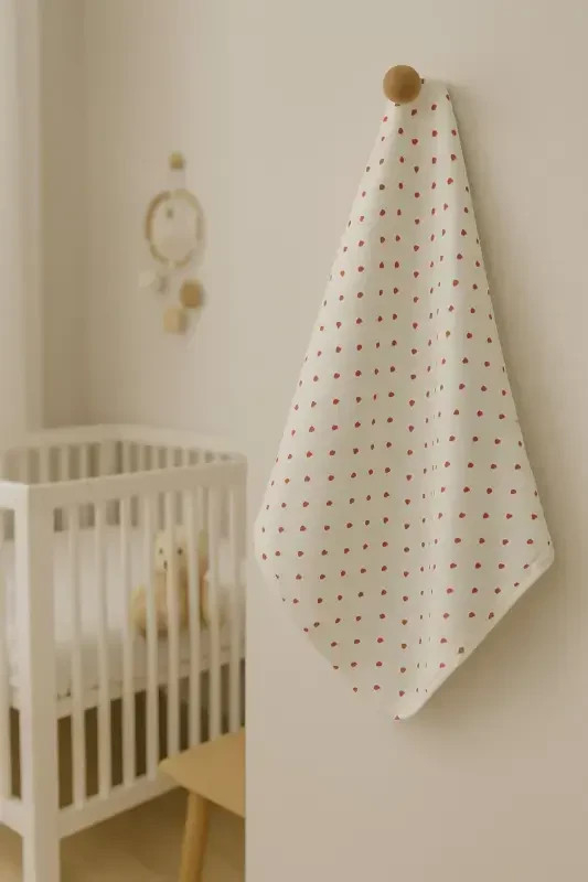 Red Heart Natural Cotton 80x90 cm. Single Layer B - 6