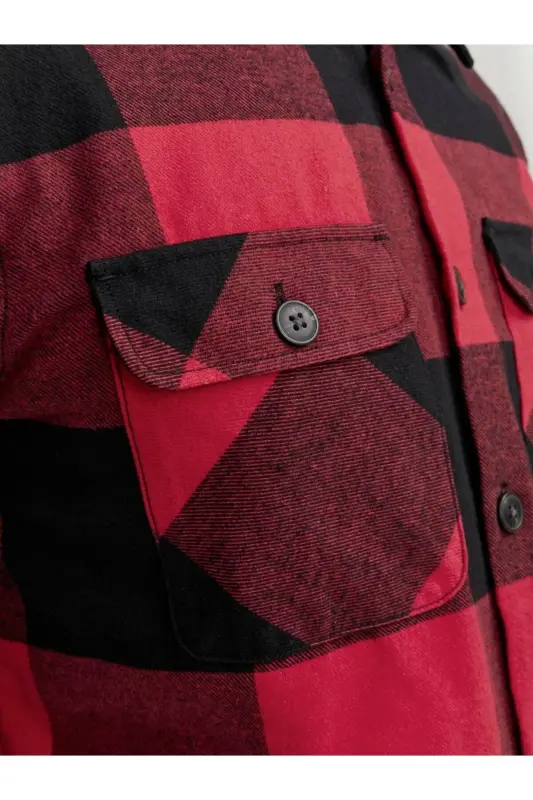 Red Jack & Jones men's jacket with a relaxed fit. - 4