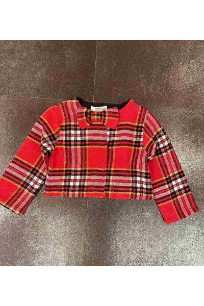 Red Jacket for Girls, 3-8 Years Old - ÇIKOBY