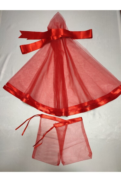 Red Lace Bridal Henna Veil, Belt and Glove Set for Henna Nights - SIRMALIHOME (1)