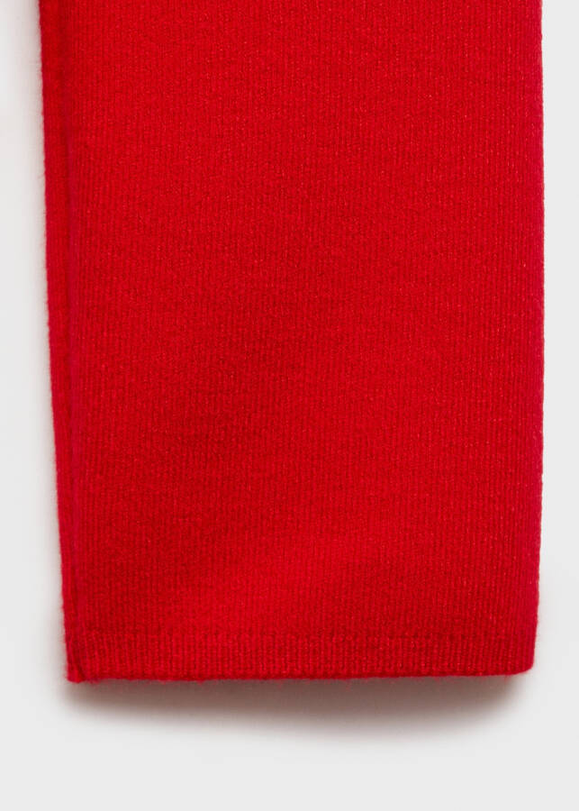 Red perkins collar sweater - 24