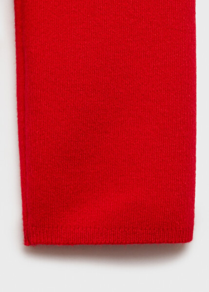 Red perkins collar sweater - 17