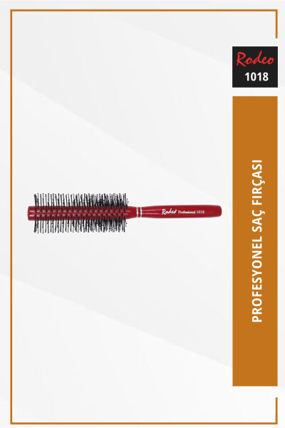 Red Professional Hair Brush 1018 - 4