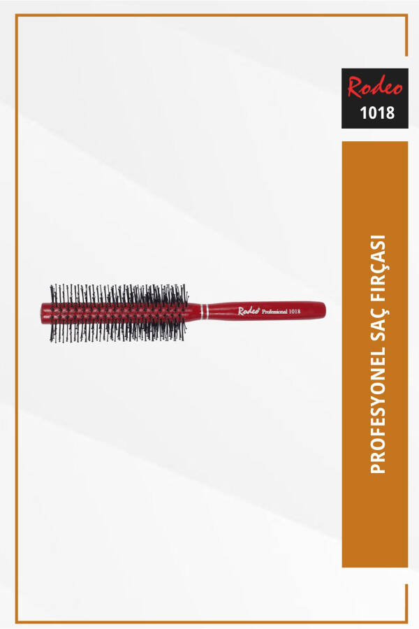 Red Professional Hair Brush 1018 - 4