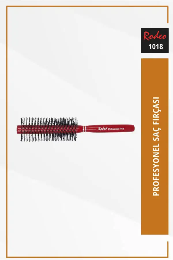Red Professional Hair Brush 1018 - 4