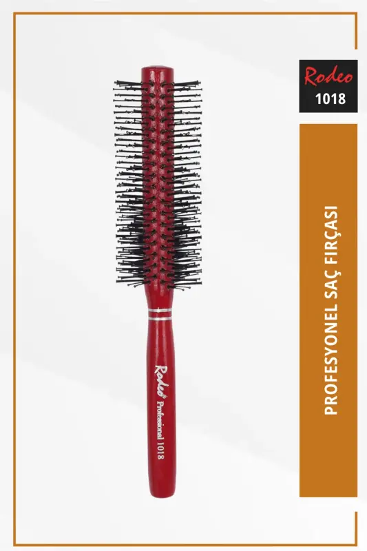 Red Professional Hair Brush 1018 - RODEO