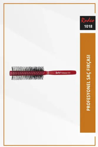 Red Professional Hair Brush 1018 - 4