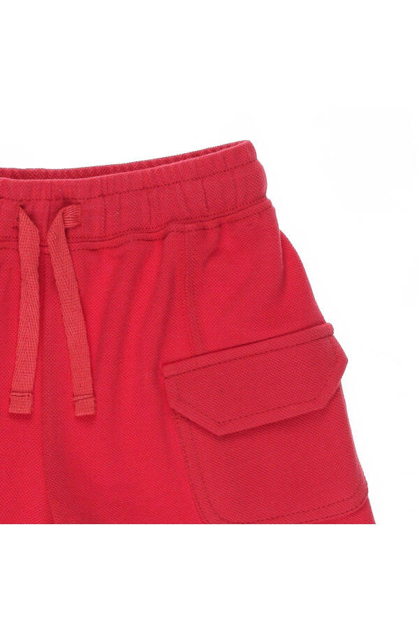 Red Shorts with Side Pockets for Baby Boy - 6