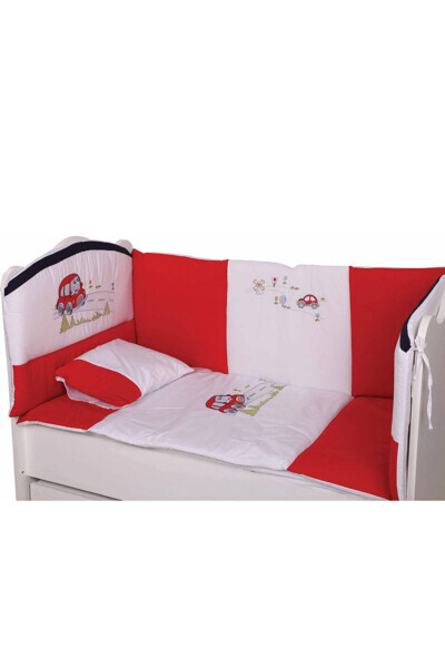 Red Sleeping Set 60x120 - BABYHOPE
