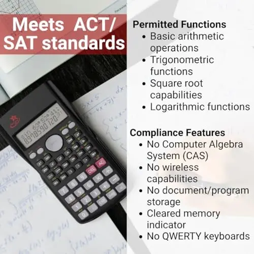 Red Star Tec Scientific Calculator SC-216 - Junior & High School Calculator for Students Scientific Non Graphing Calculator Suitable fo SAT & General Business Use… - 3